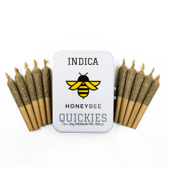Honeybee Quickies - Pre-Rolls 10 Pack Indica