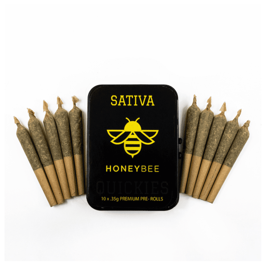 Honeybee Quickies - Pre-Rolls 10 Pack Sativa